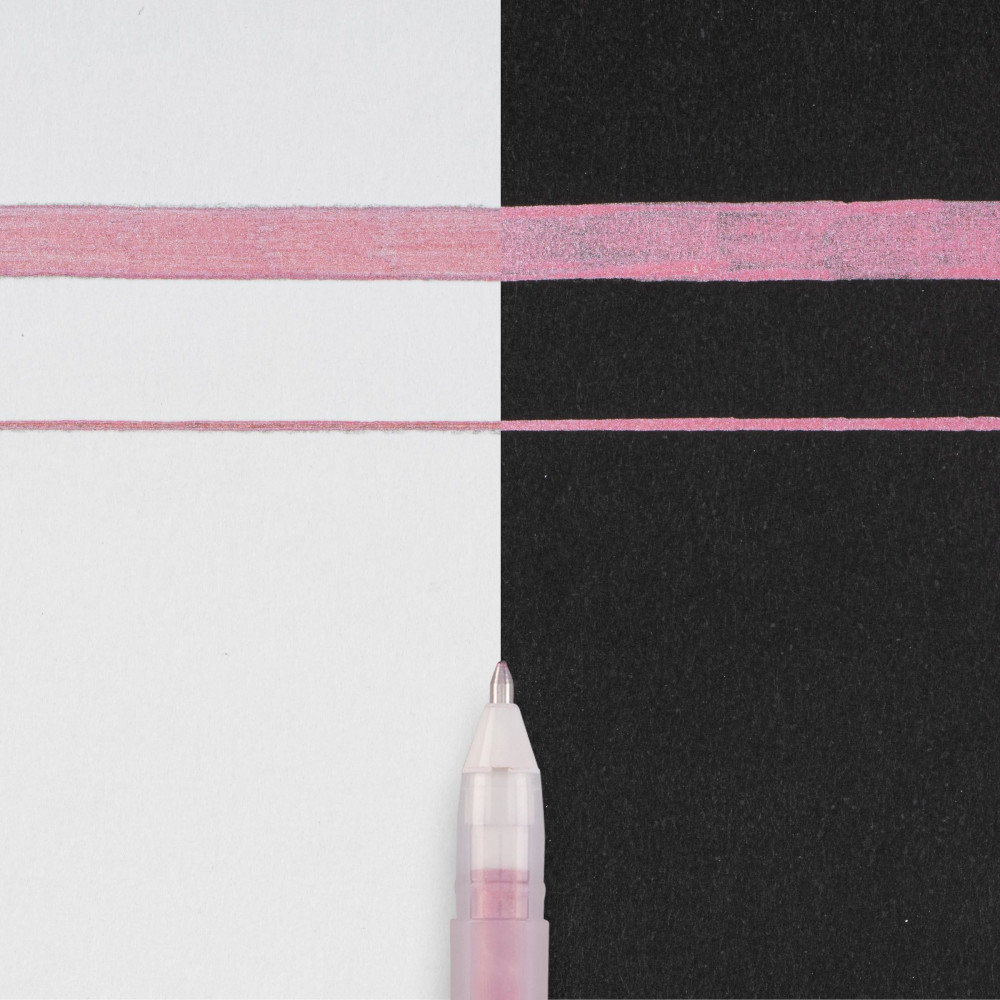 Długopis żelowy Gelly Roll Metallic - Sakura - Red