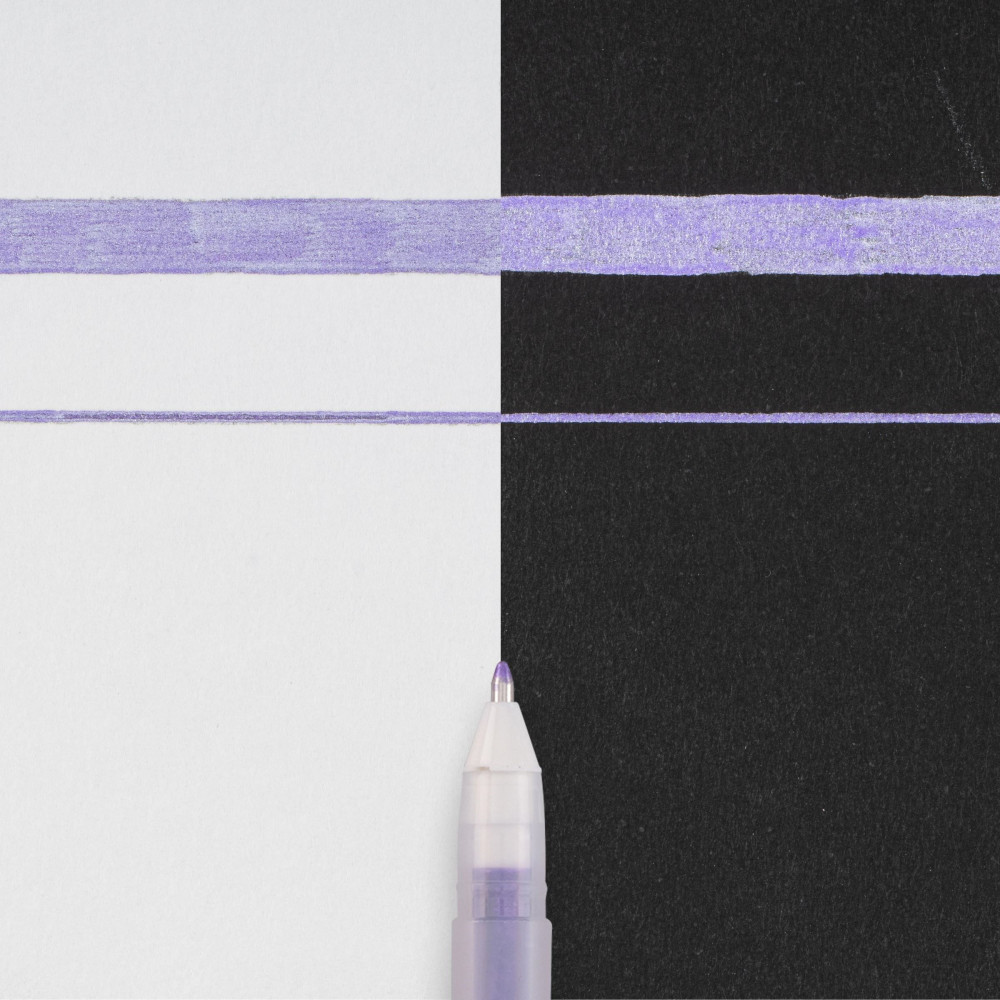 Długopis żelowy Gelly Roll Metallic - Sakura - Purple