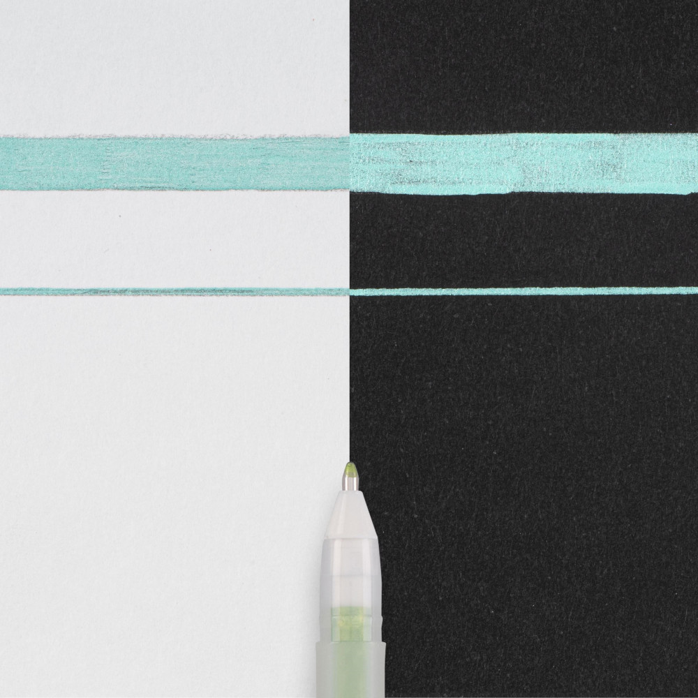 Długopis żelowy Gelly Roll Metallic - Sakura - Green