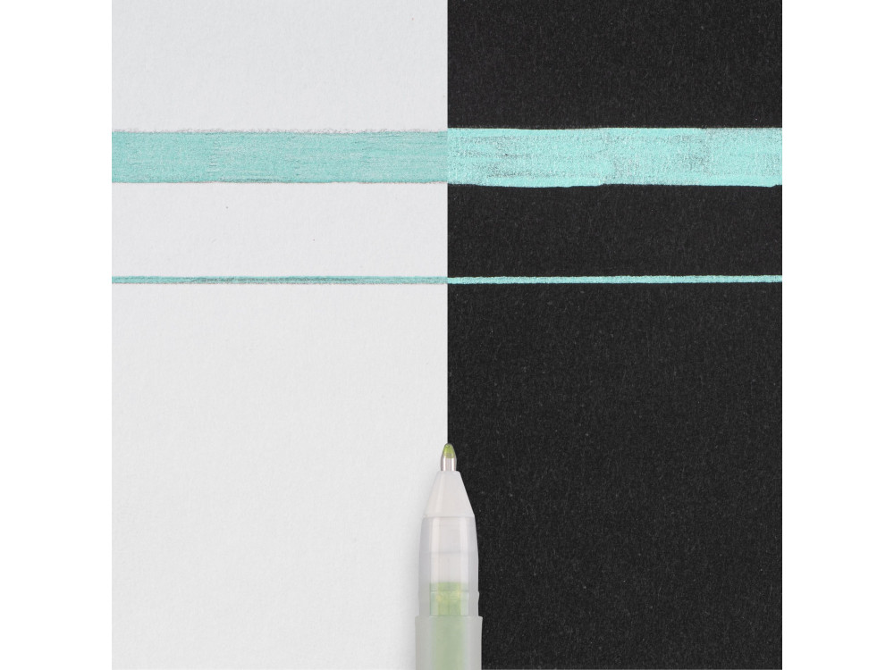 Długopis żelowy Gelly Roll Metallic - Sakura - Green, 0,4 mm