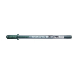 Długopis żelowy Gelly Roll Metallic - Sakura - Hunter Green, 0,4 mm