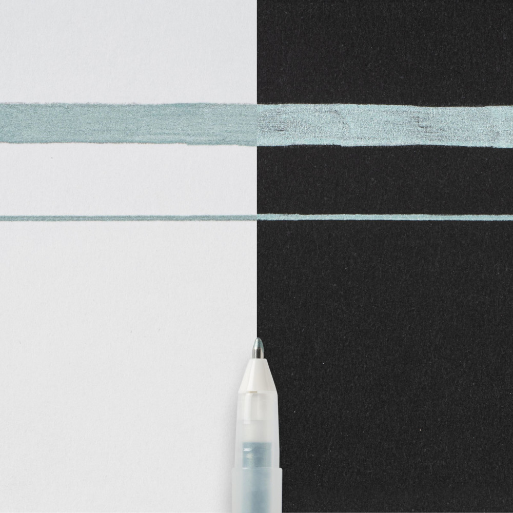 Długopis żelowy Gelly Roll Metallic - Sakura - Hunter Green, 0,4 mm