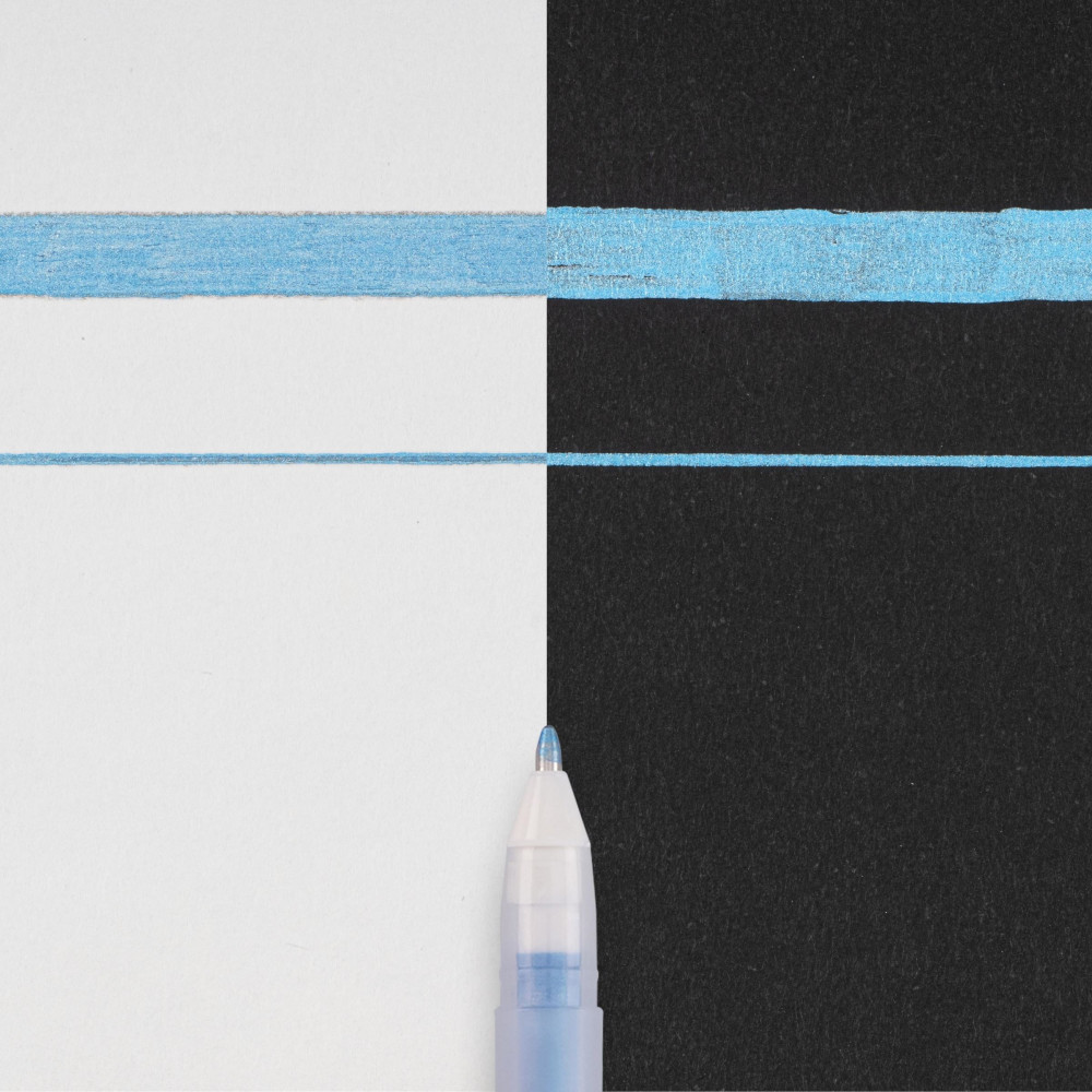 Długopis żelowy Gelly Roll Metallic - Sakura - Blue