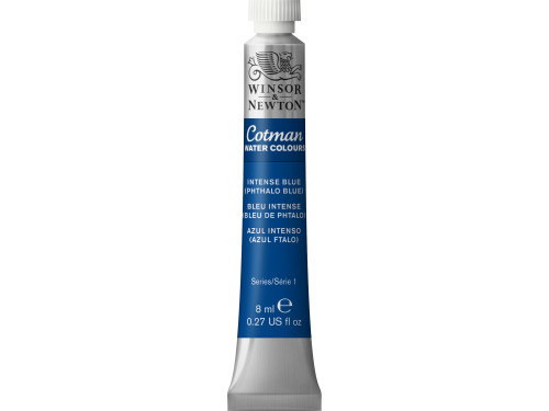 Cotman Watercolor Paint - Winsor & Newton - Intense Blue, 8 ml