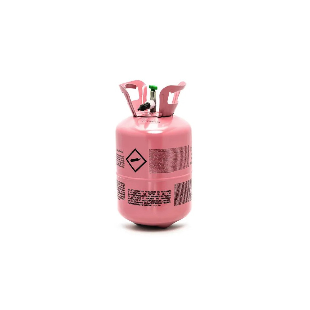Disposable bottle with helium - pink, 0.20 m3