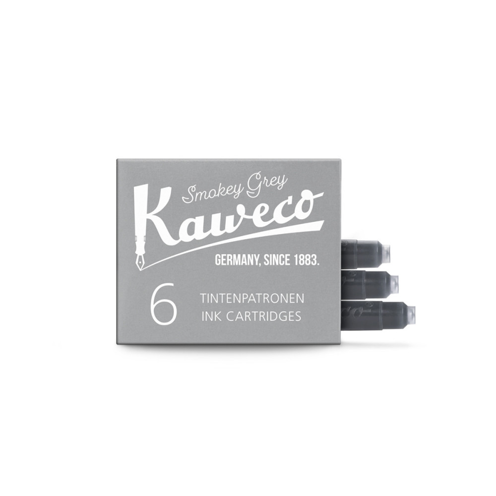Ink cartridges - Kaweco - Smokey Grey, 6 pcs.