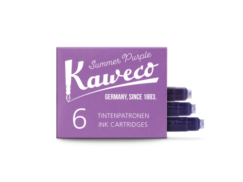 Naboje atramentowe - Kaweco - Summer Purple, 6 szt.