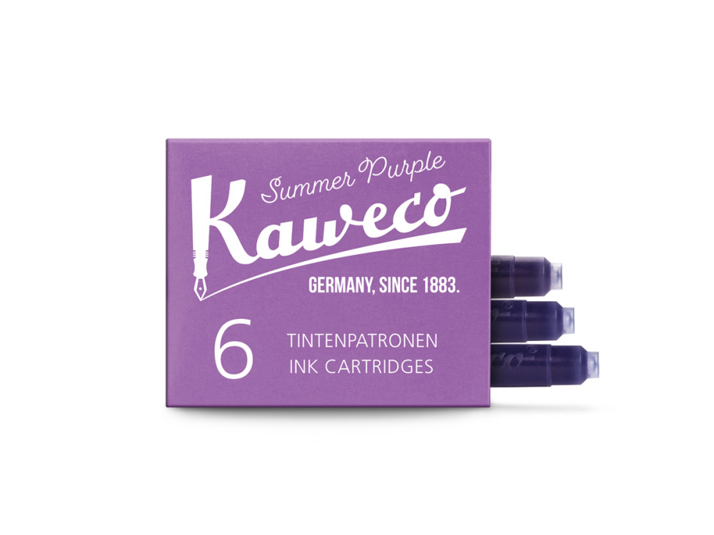 Naboje atramentowe - Kaweco - Summer Purple, 6 szt.