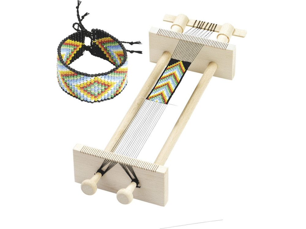 Jewelry wooden loom - 34 x 11,5 x 6 cm