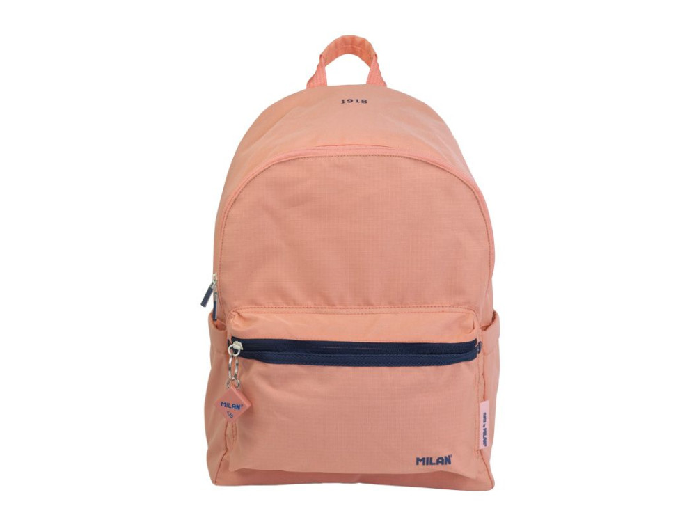 2-zip urban classic backpack 1918 series - Milan - pink