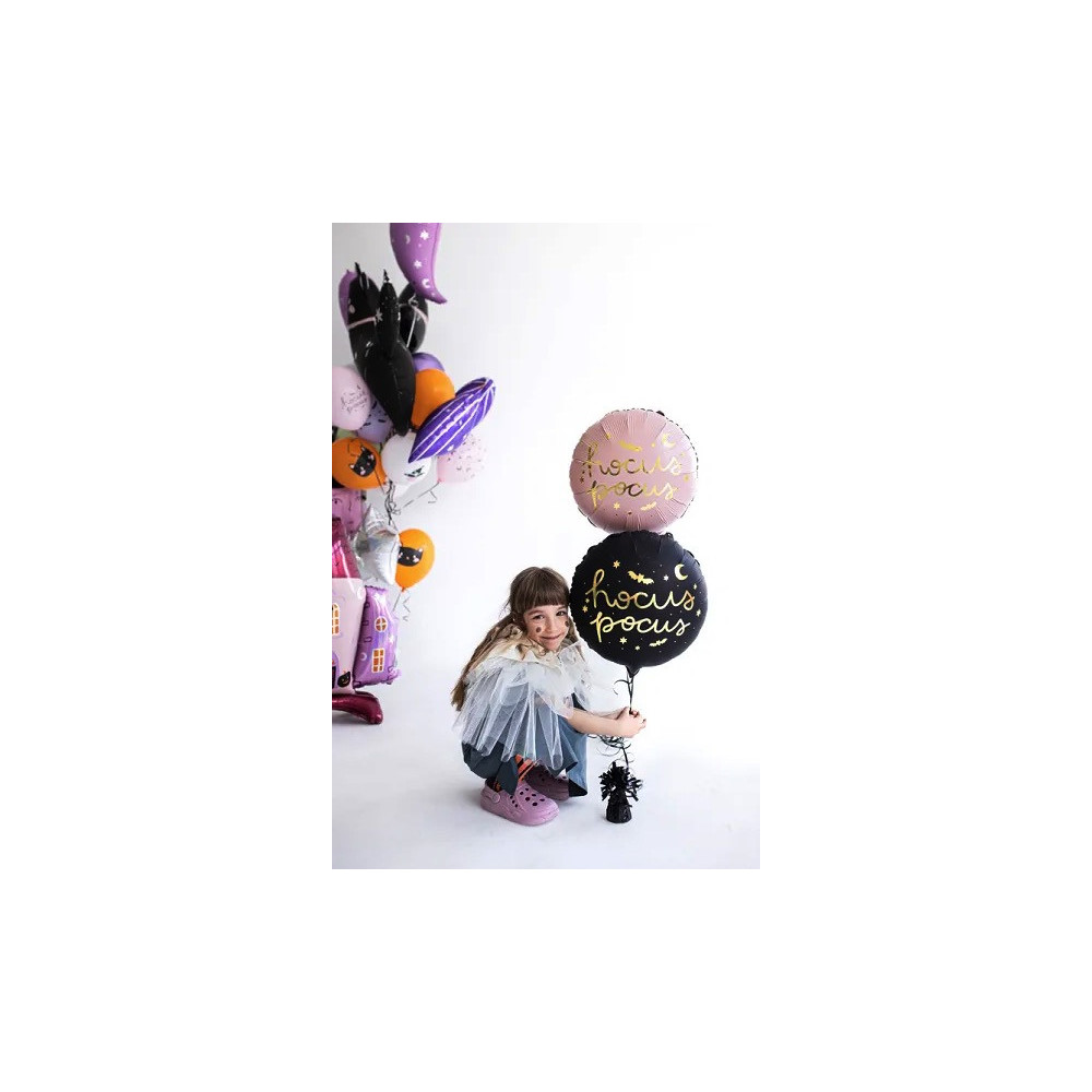 Foil balloon, Hocus Pocus - pink, 45 cm