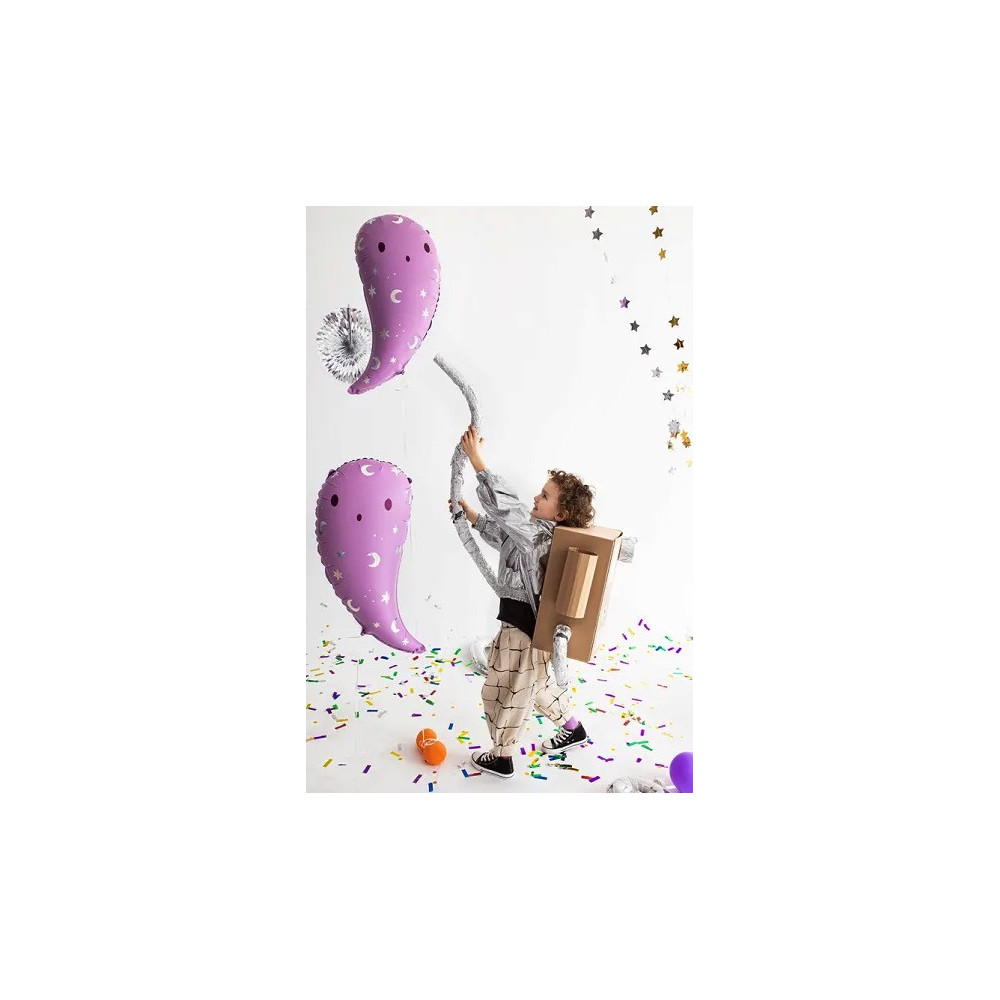 Foil balloon, Ghost - violet, 41 x 70 cm