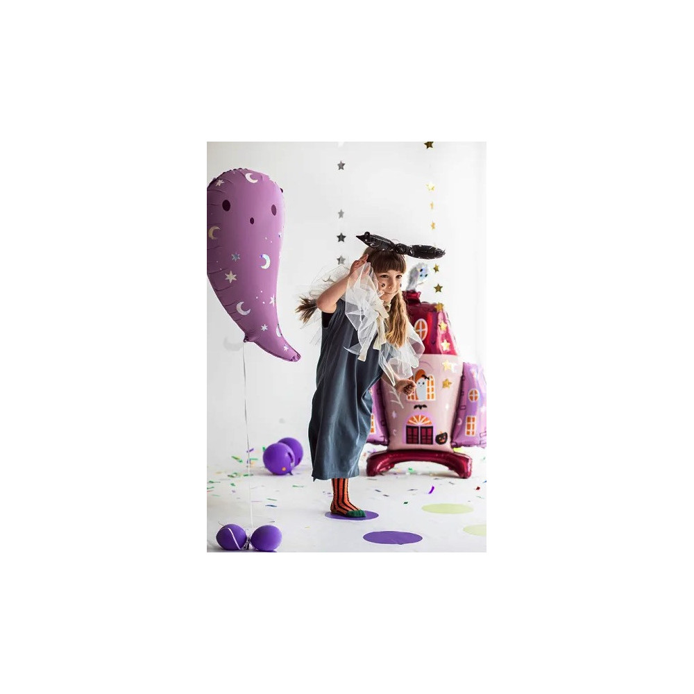 Foil balloon, Ghost - violet, 41 x 70 cm