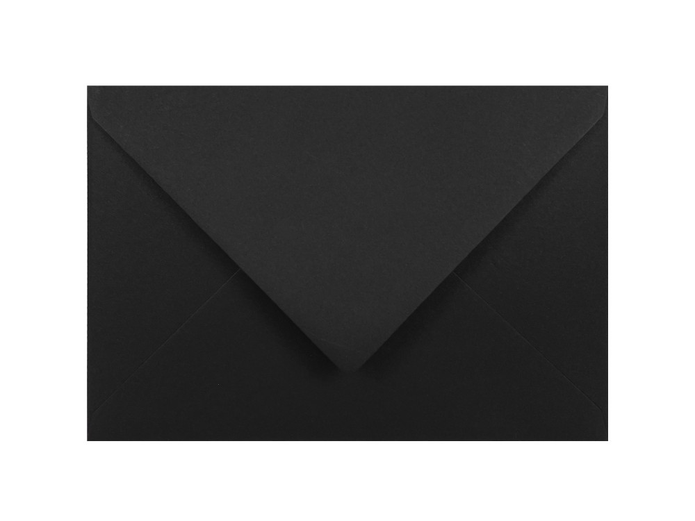 Koperta Keaykolour 120g - C5, Deep Black, czarna