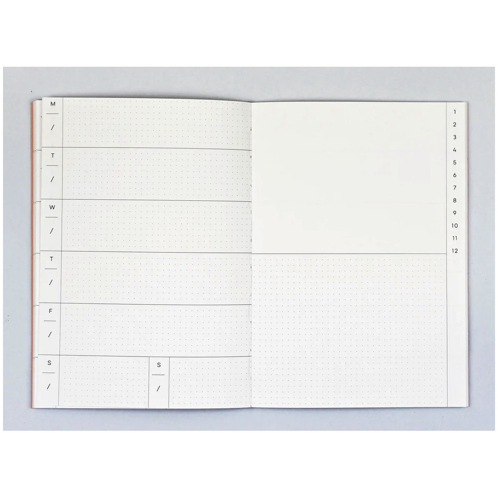 Weekly planner Bristol no. 2, A5 - The Completist. - 90 g/m2