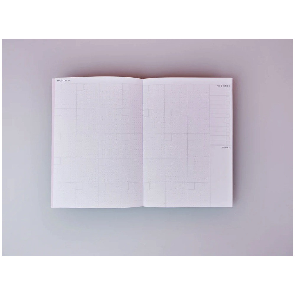 Monthly Slimline planner Ludlow, A5 - The Completist. - 120 g/m2