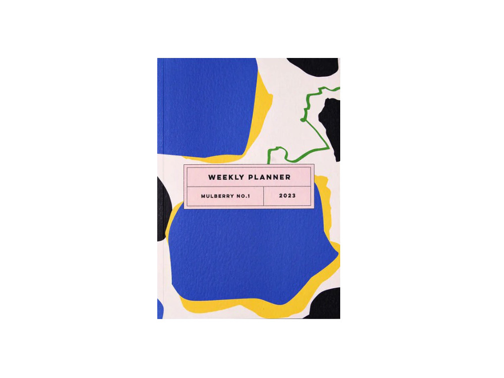 Weekly planner 2023, Mulberry no. 1, A5 - The Completist. - 90 g/m2