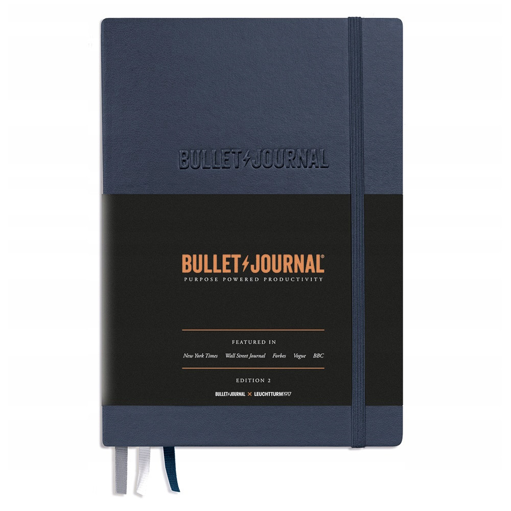 Bullet Journal Notebook A5 - Leuchtturm1917 - Navy Blue, dotted, 120 g/m2