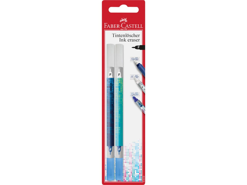 Pisak korygujący, wymazywacz, korektor - Faber-Castell - 2 szt.