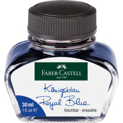 Atrament zmazywalny - Faber-Castell - Royal Blue, 30 ml