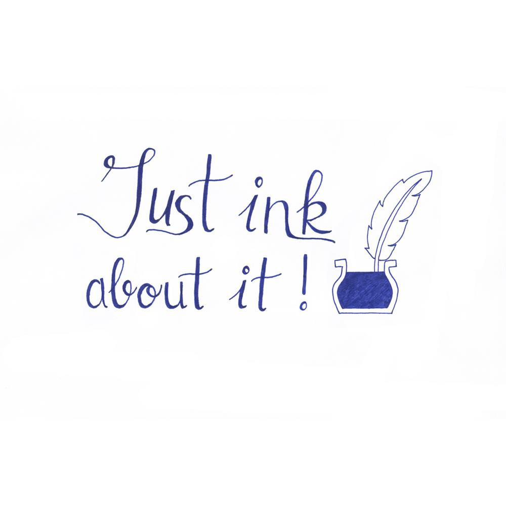 Erasable ink in glass flacon - Faber-Castell - Royal Blue, 30 ml