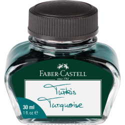 Atrament zmazywalny - Faber-Castell - Turquoise, 30 ml