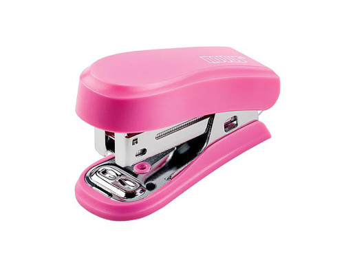 Office Mini stapler with staples - Novus - pink