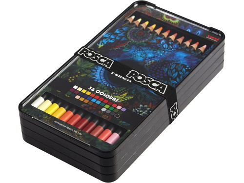 Zestaw kredek ołówkowych Posca Pencil - Uni Posca - 36 kolorów