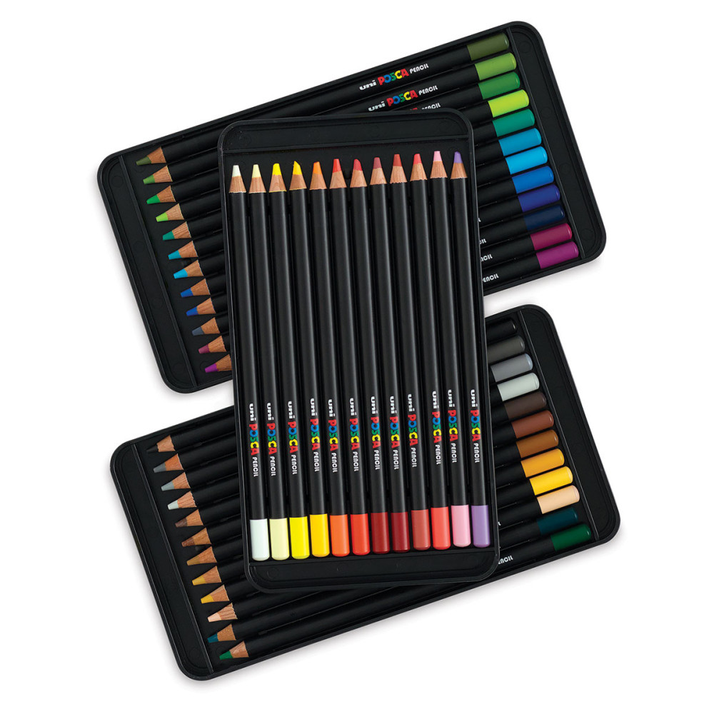 Zestaw kredek ołówkowych Posca Pencil - Uni Posca - 36 kolorów
