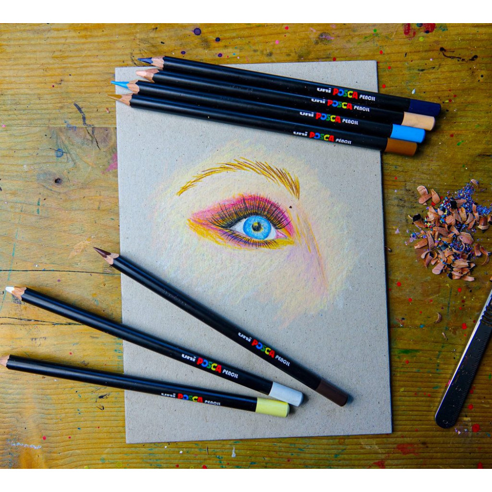 Posca Coloured Pencil Set 36 – Aotearoa Art Supplies