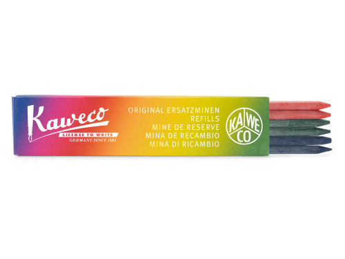 Auto-feed Mechanical pencil refills 3,2 mm - Kaweco - colorful, 6 pcs.
