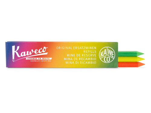 Grafity do ołówka automatycznego 5,6 mm - Kaweco - neonowe, 3 szt.
