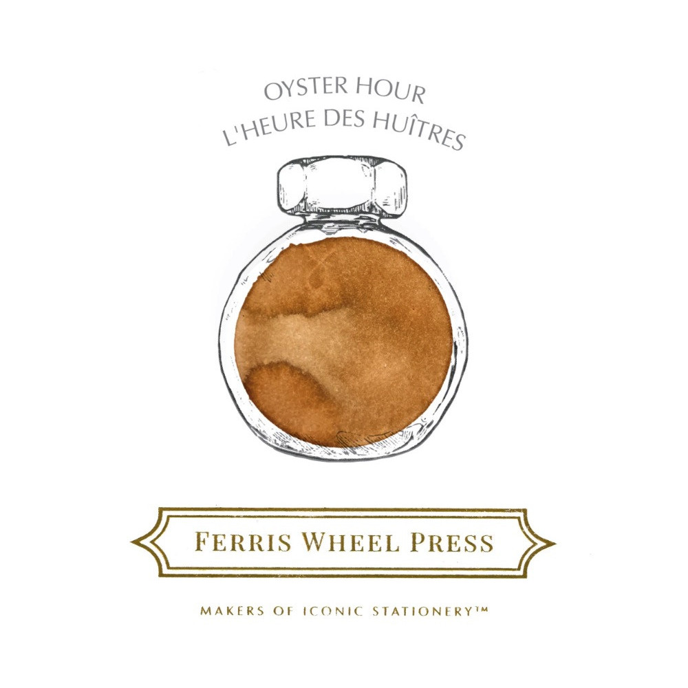 Calligraphy ink The Finer Things - Ferris Wheel Press - Oyster Hour, 38 ml