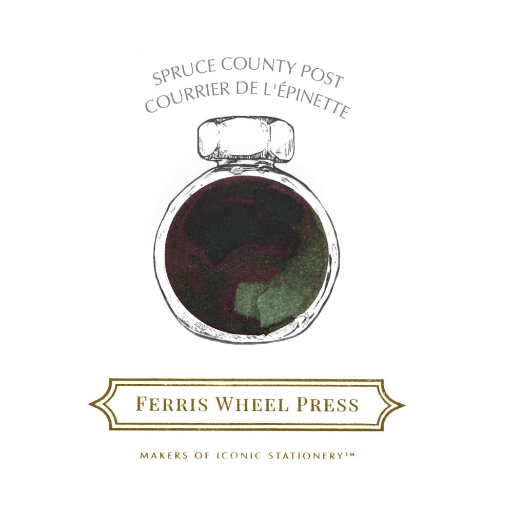 Calligraphy ink The Finer Things - Ferris Wheel Press - Spruce County Post, 38 ml