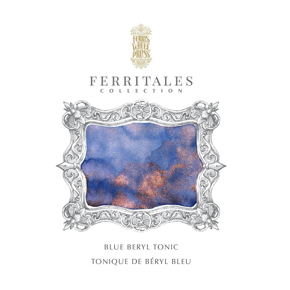 Atrament FerriTales - Ferris Wheel Press - Blue Beryl Tonic, 20 ml