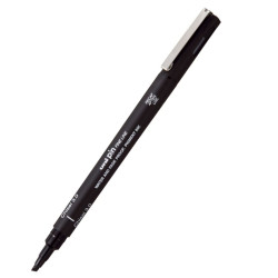 Fineliner Pen Pin CS3-200 - Uni - black, chisel, 3 mm
