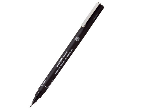 Fineliner pen Pin CS1-200 - Uni - black, chisel, 1 mm