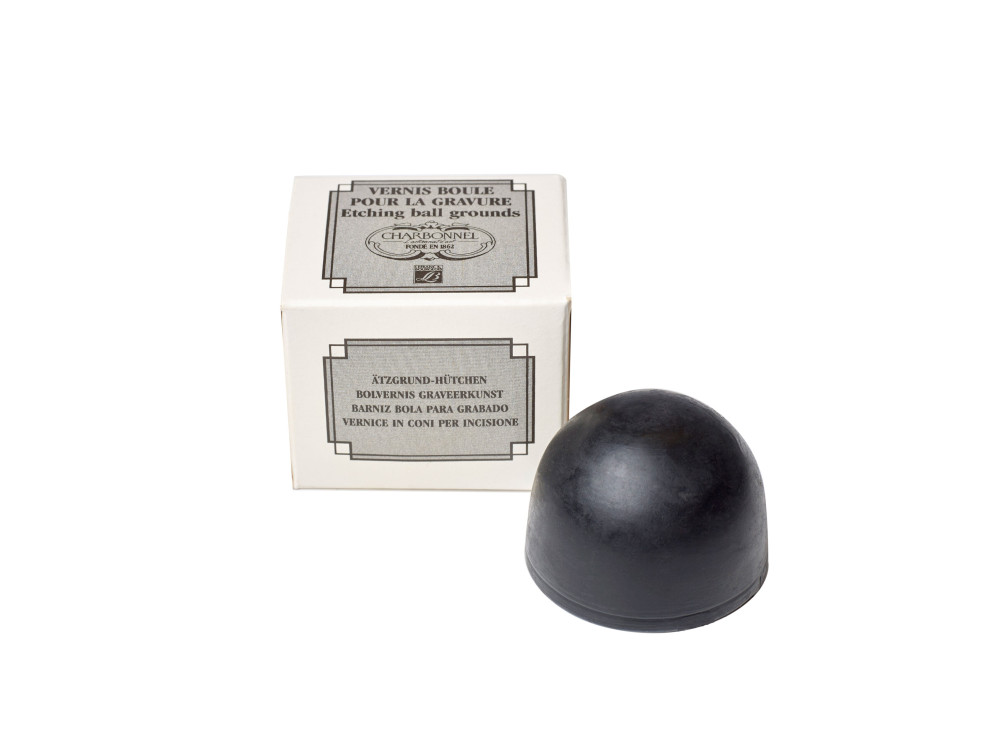 Werniks graficzny w kulce Charbonnel - Lefranc & Bourgeois - Lamour Hard Black, 40 g
