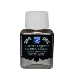 Tusz pozłotniczy Gilding Liquid - Lefranc & Bourgeois - Pewter, 75 ml