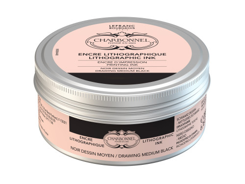 Charbonnel Lithographic Ink - Lefranc & Bourgeois - Drawing Black, 200 ml