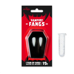 Kły wampira na Halloween - 19 mm, 2 szt.