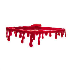 Naszyjnik na Halloween, imitacja krwi - 4,5 x 44,5 cm