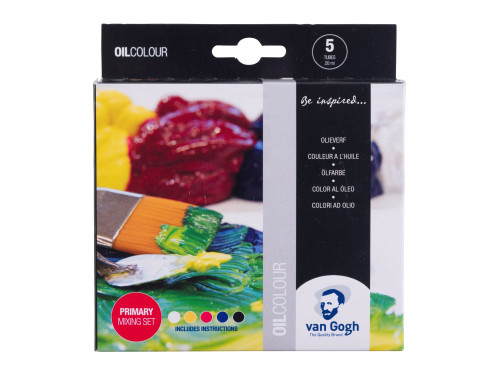 Zestaw farb olejnych Primary - Van Gogh - 5 kolorów x 20 ml