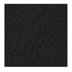 Decorative felt - black, 30 x 40 cm