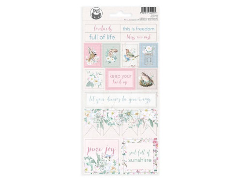 Set of cardboard stickers 10,5 x 22 cm - Piątek Trzynastego - Birdhouse 02