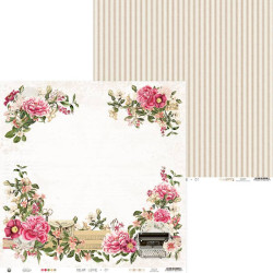 Scrapbooking paper 30,5 x 30,5 cm - Piątek Trzynastego - Dear Love 01