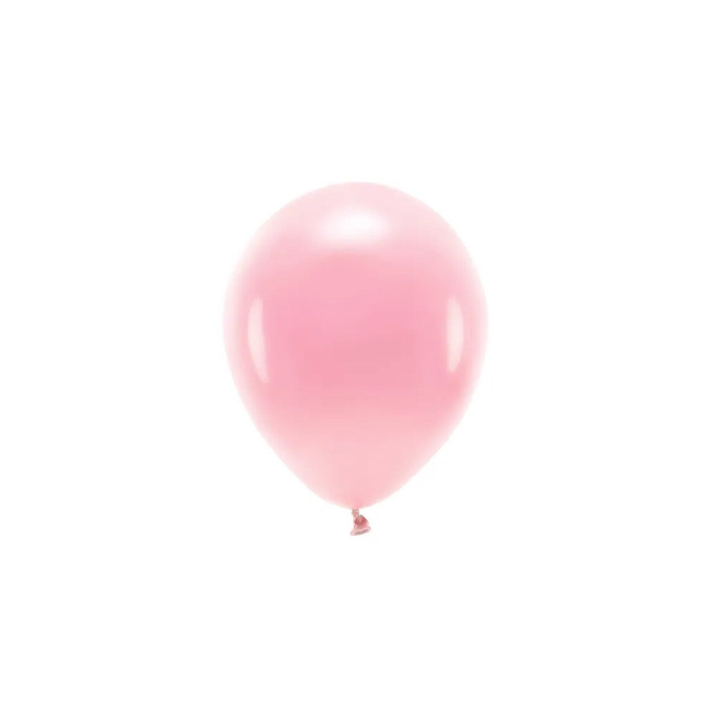 Balony lateksowe Eco, pastelowe - rumiano różowe, 26 cm, 10 szt.