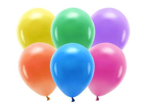 Latex Pastel Eco balloons - pastel, 30 cm, 10 pcs.