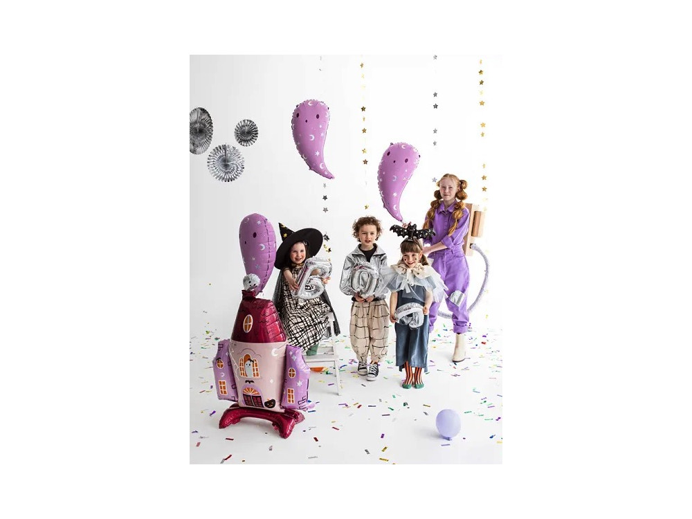 Foil balloon, Haunted house - 89,5 x 116,5 cm
