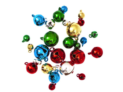 Craft metal bells - DpCraft - multicolor, 26 pcs.